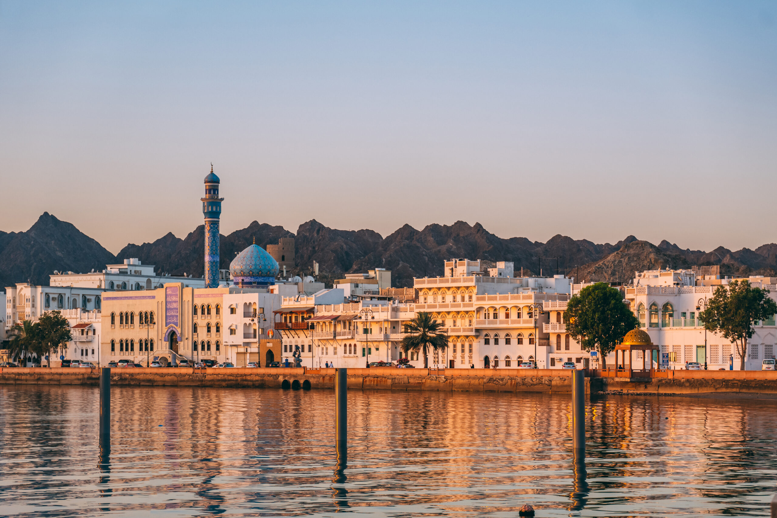 Sunrise in Muscat in Oman